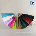 recycled single color craft paper shopping bags with twisted handle